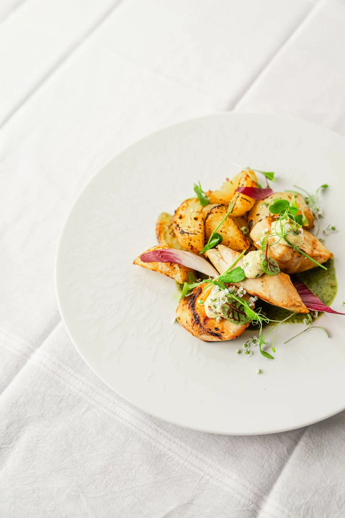 Culinary creation by chef Marlon Medina