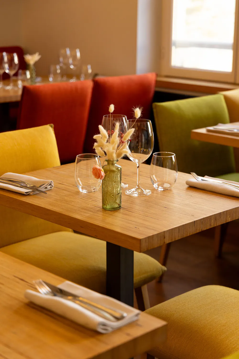 Atmosphäre im Gastraum des Restaurants Masama